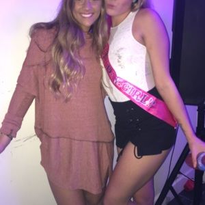 Oversized orange tunic